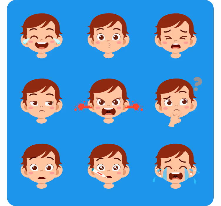 Roleta děti radost a emoce - TenStickers