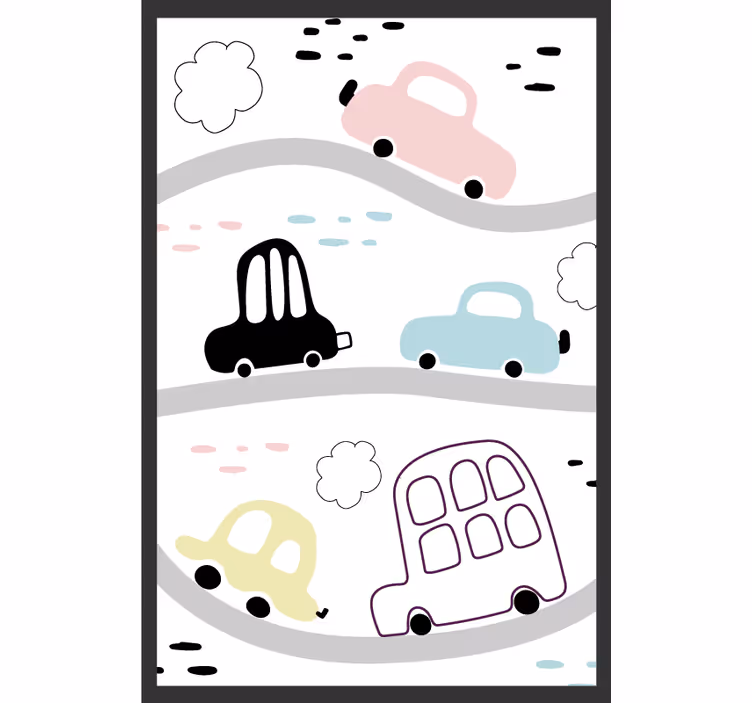 Roleta děti vozidla a silnice - TenStickers