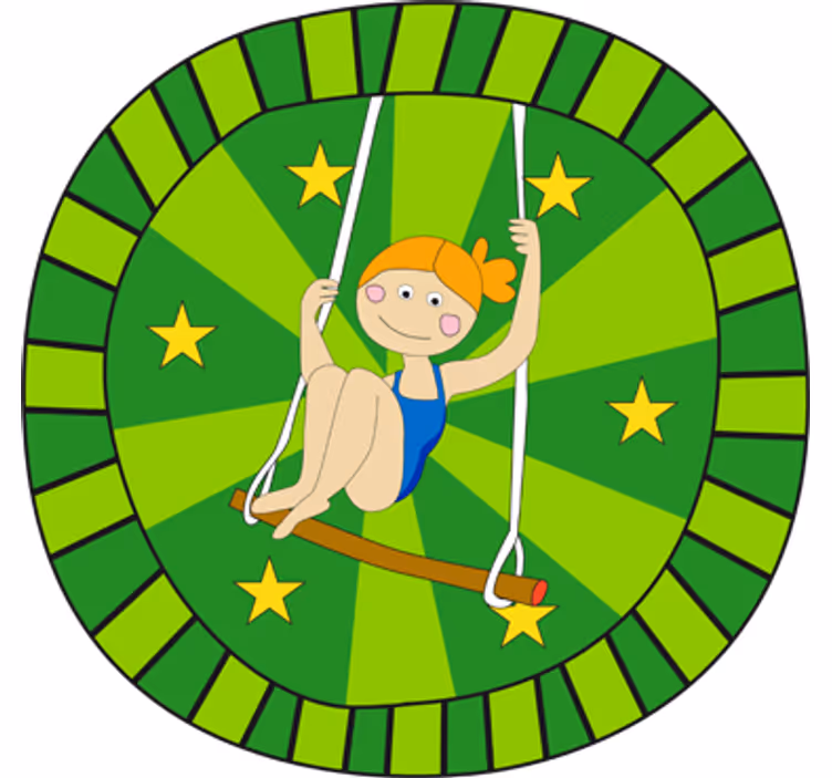 Roleta děti berta v cirkuse - TenStickers