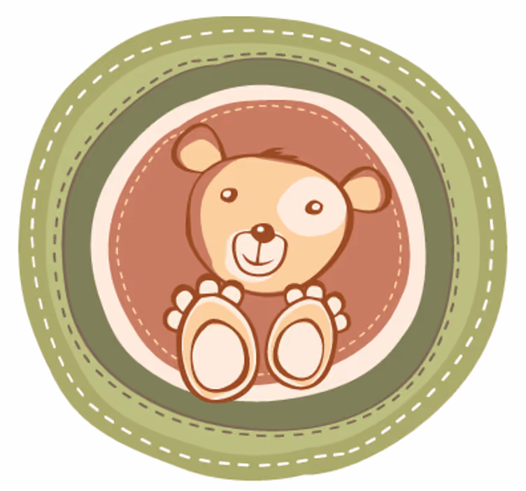 Roleta děti medvídek v kruhu - TenStickers