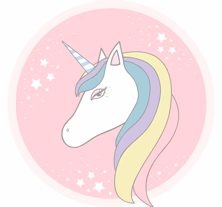 Roleta děti Úžasný kreslený jednorožec - TenStickers