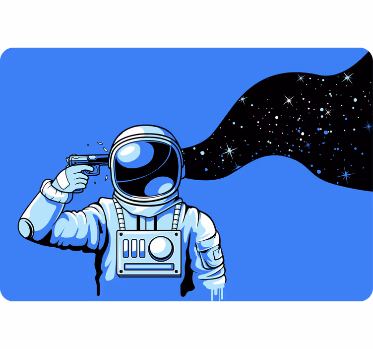 Roleta děti astronauti pod tlakem - TenStickers
