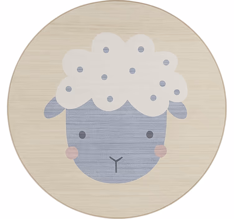 Roleta děti béžové jehněčí - TenStickers