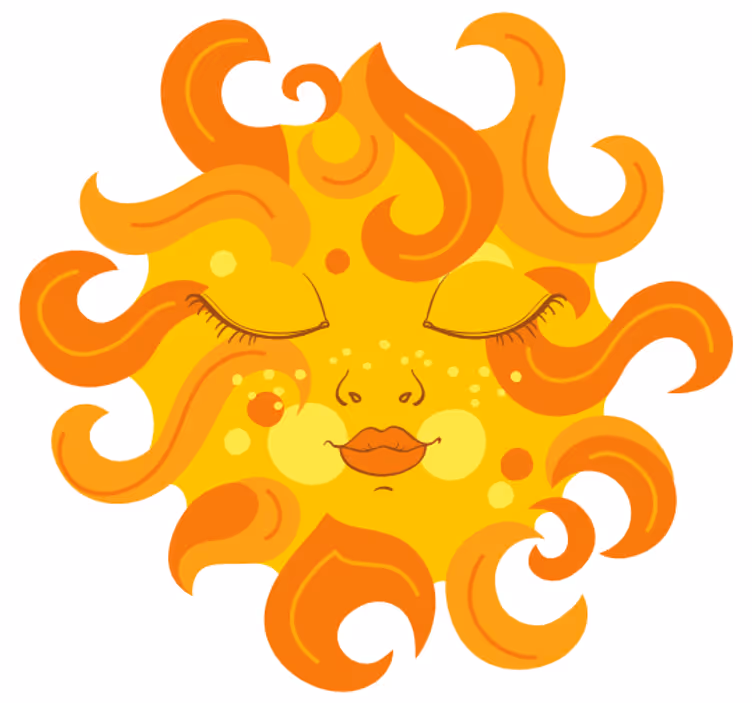 Roleta děti sluneční holčička - TenStickers