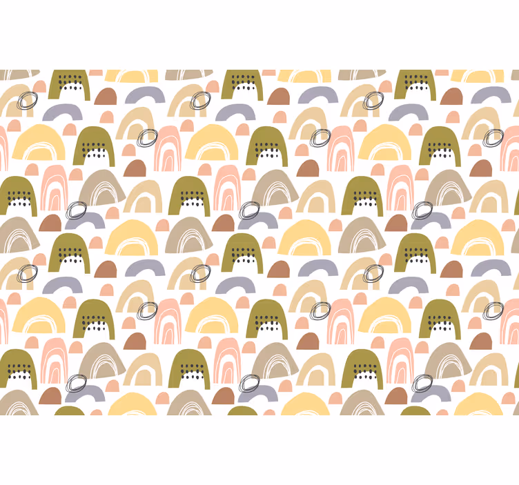 Roleta děti s motivem severního duhového vzoru - TenStickers