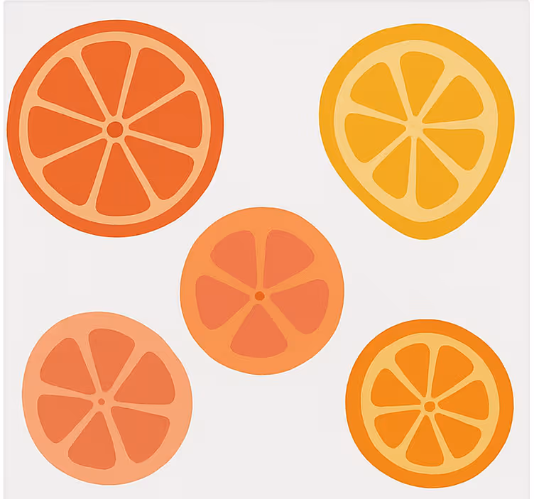 Roleta ovoce a zeleninu agrumes - TenStickers