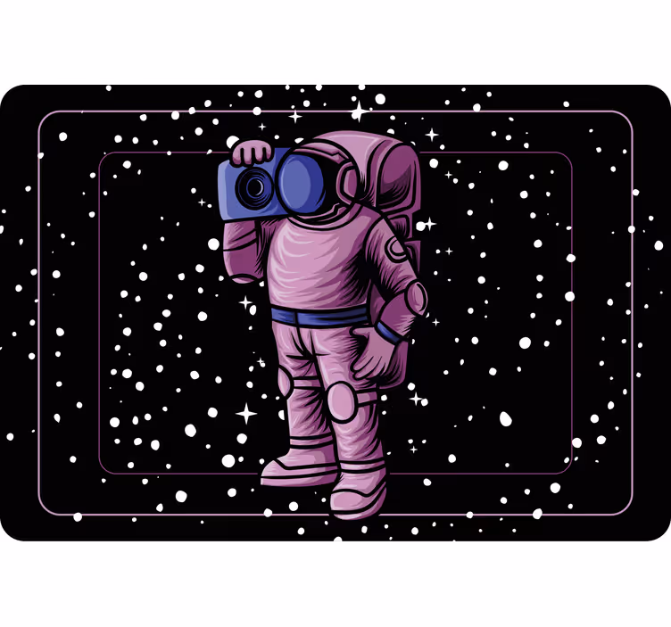 Roleta děti astronaut s rádiovou páskou - TenStickers