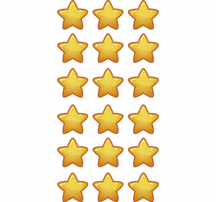 Roleta děti geometrické hvězdy - TenStickers