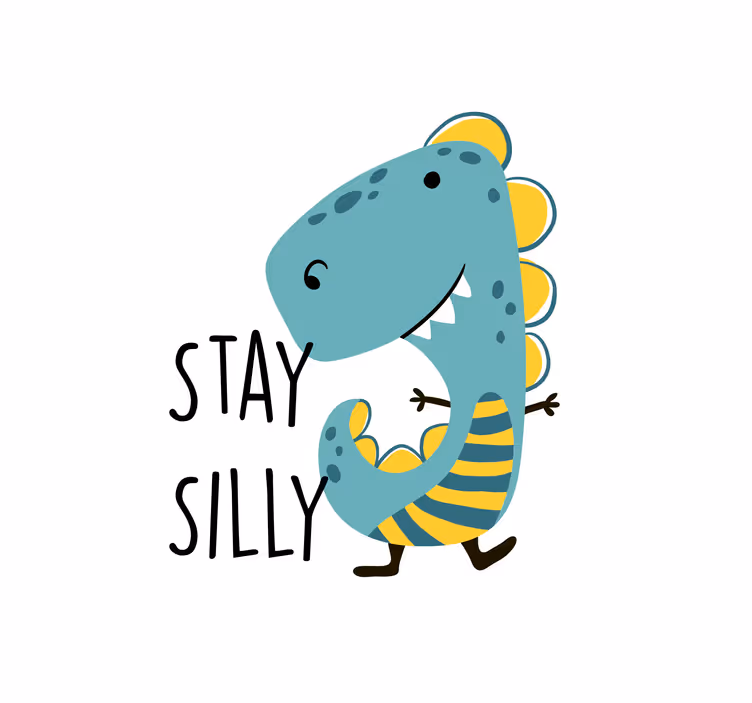 Roleta děti severský dinosaur zůstaň vtipný - TenStickers