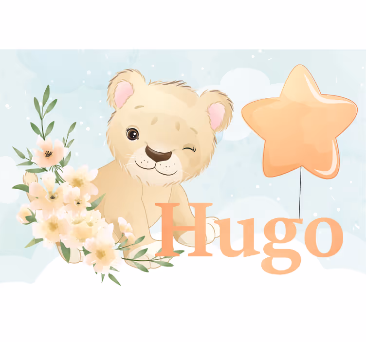 Roleta děti s roztomilým lvem pro chlapce - TenStickers