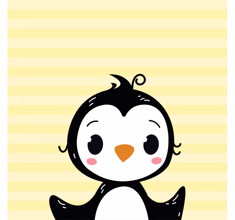 Roleta děti roztomilý tučňák - TenStickers