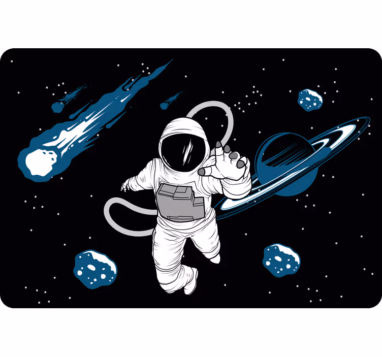 Roleta děti s ručně kresleným astronautem - TenStickers