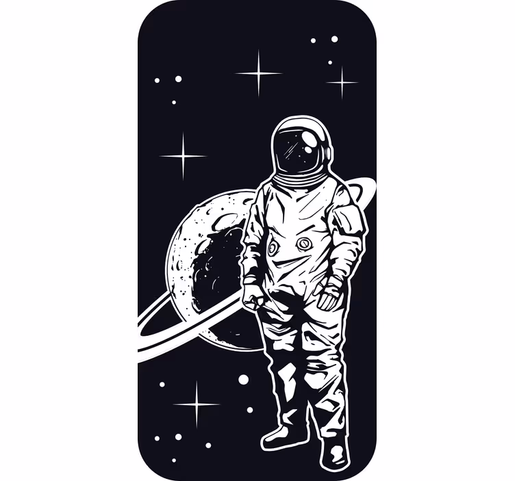 Roleta děti s astronautem a planetou - TenStickers