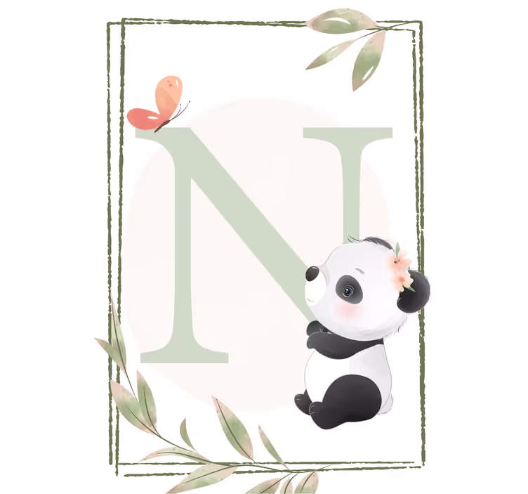 Roleta děti roztomilá panda - TenStickers