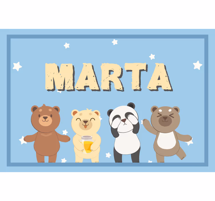 Roleta děti roztomilý medvěd na míru - TenStickers