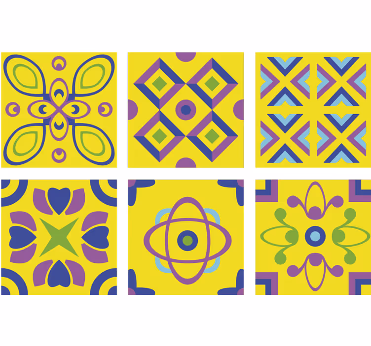 Roleta kuchyně psychedelické symetrie - TenStickers