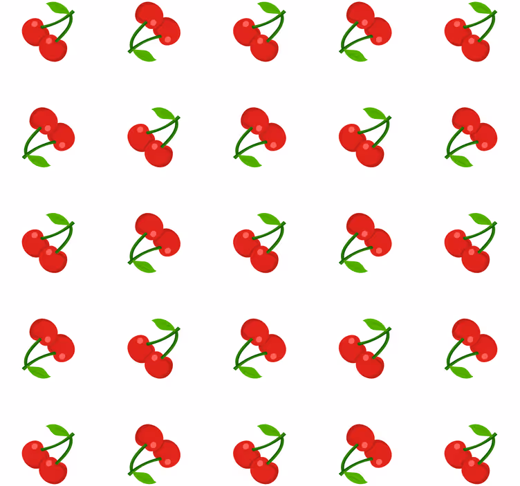Roleta kuchyně třešňové konfety - TenStickers