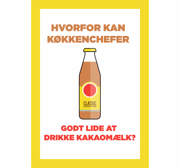 Roleta kuchyně minimalistické čokoládové mléko - TenStickers