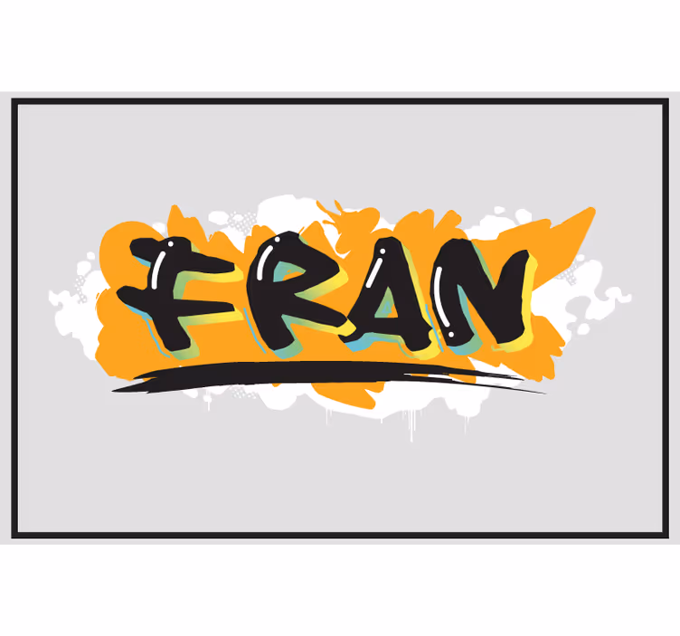Šedá roleta v městském stylu barevného graffiti - TenStickers