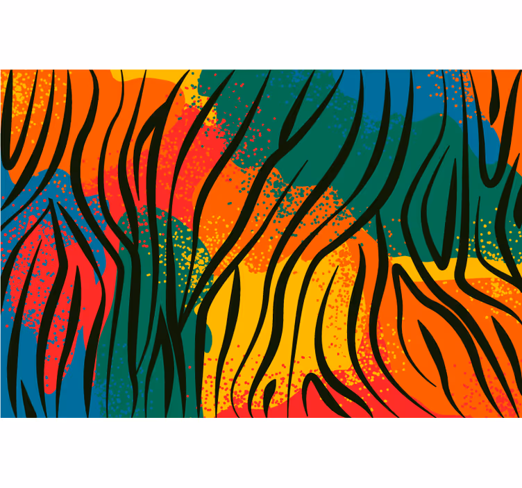 Roleta ložnice s africkým zvířecím potiskem - TenStickers