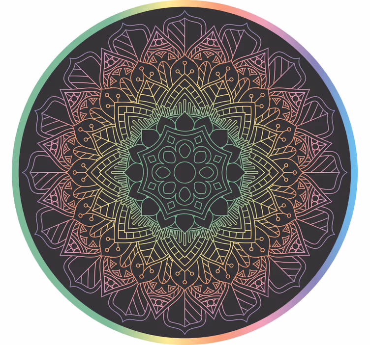 Roleta ložnice duha mandala - TenStickers