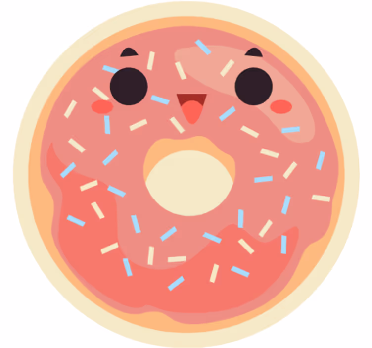 Roleta děti s anime koblihy - TenStickers