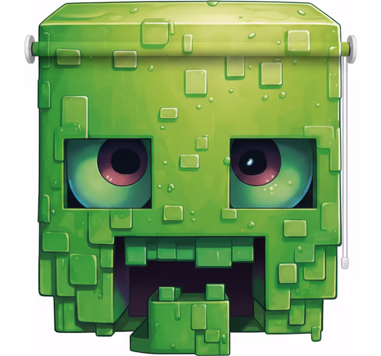 Roleta děti děsivá pixelová postava - TenStickers