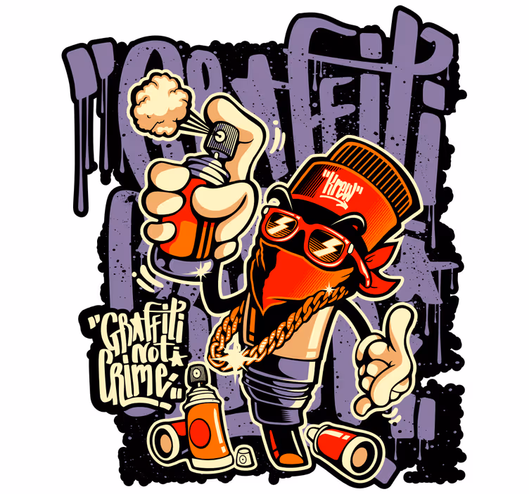 Roleta pro teenagery s graffiti street artem - TenStickers
