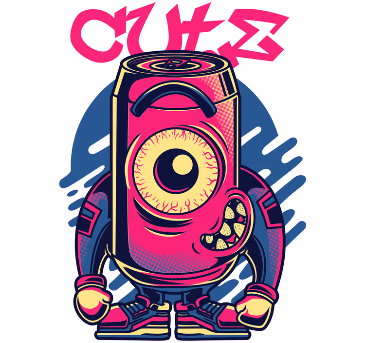 Roleta pro teenagery roztomilé graffiti - TenStickers