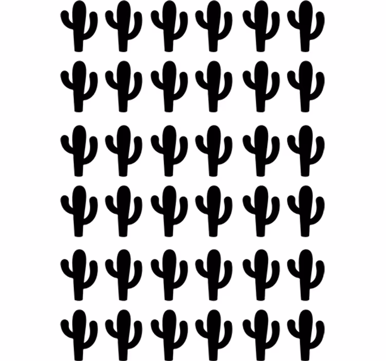 Roleta pro teenagery s kaktusovými nálepkami - TenStickers