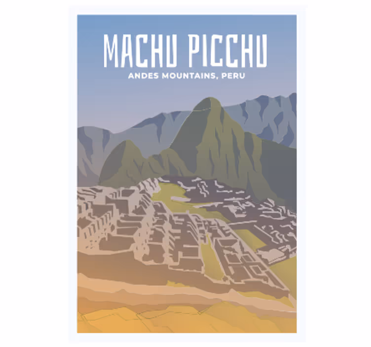 Roleta pro teenagery v machu picchu - TenStickers