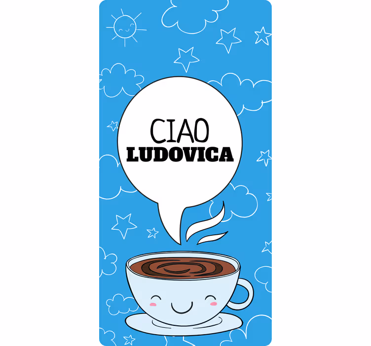 Roleta pro teenagery s personalizovaným hrnkem - TenStickers