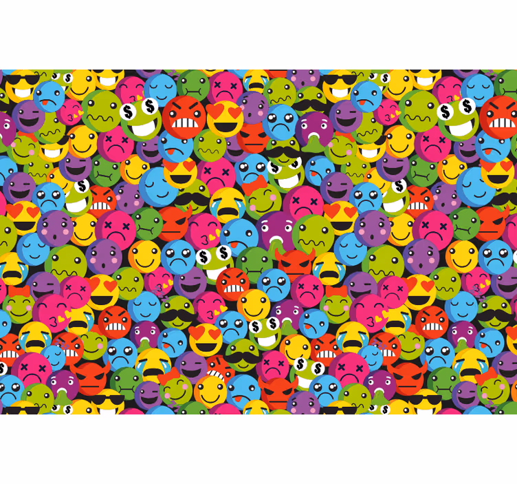 Roleta pro teenagery emojová kompozice - TenStickers