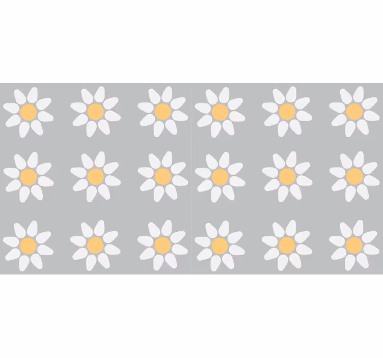 Květinová roleta s motivem sedmikrásky - TenStickers