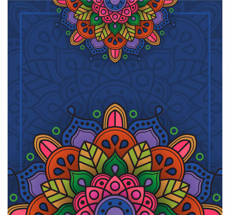 Roleta kancelář mandala kresba - TenStickers