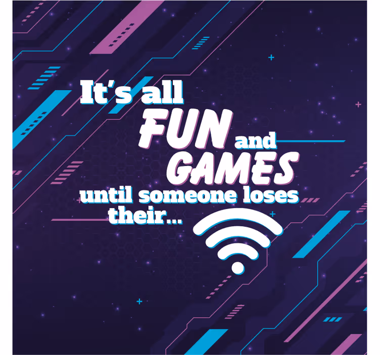 Roleta kancelář vtipné wifi - TenStickers
