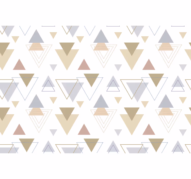 Roleta kancelář geometrický modrožlutý nordic styl - TenStickers