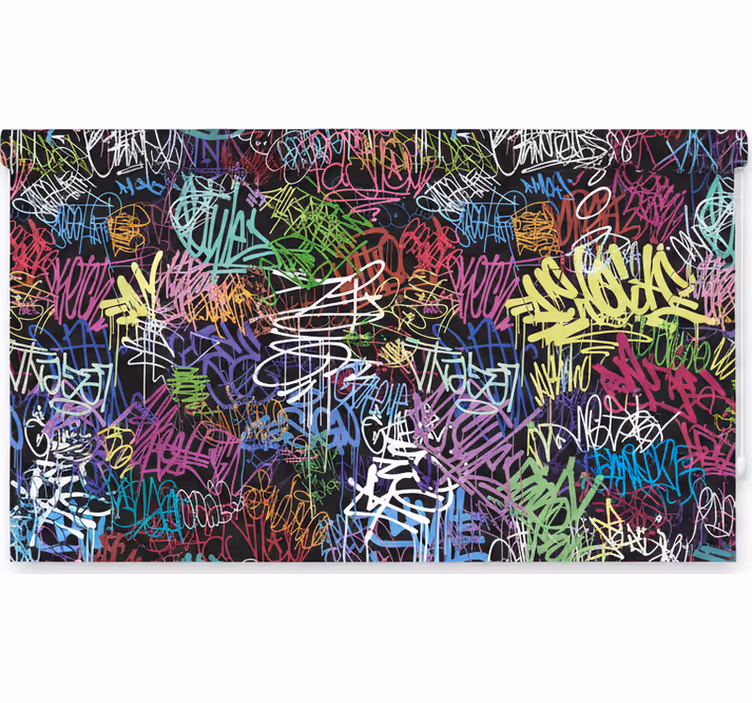 Roleta pro teenagery s motivem street art malby - TenStickers