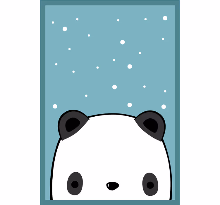 Zábavní roleta roztomilá panda - TenStickers