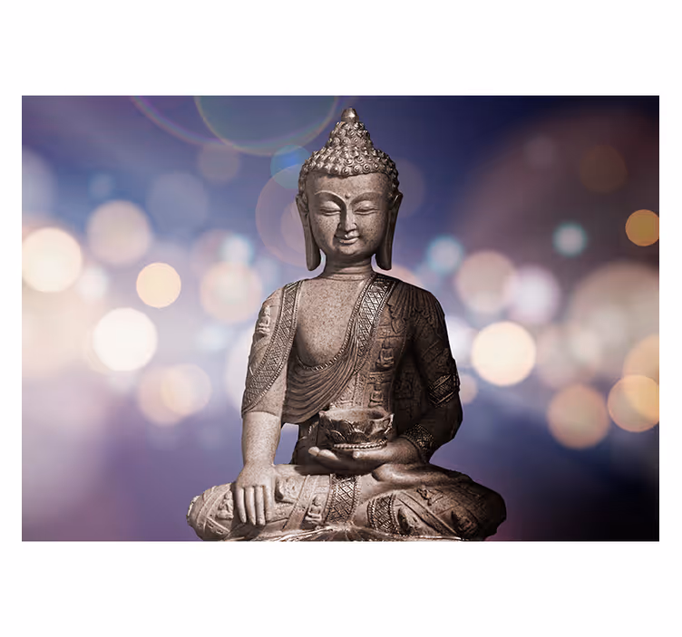 Roleta zen s ametystovým buddhou - TenStickers