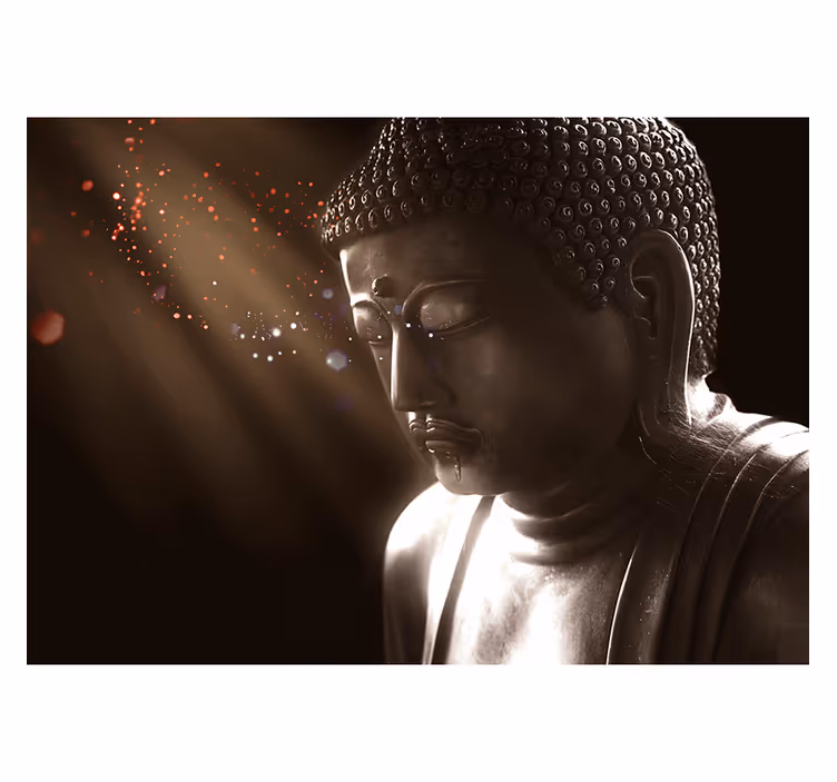 Roleta zen klidný portrét buddhy - TenStickers