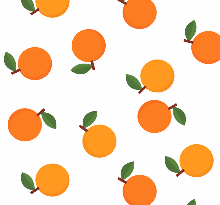 Oranžová roleta elegance pomerančů - TenStickers