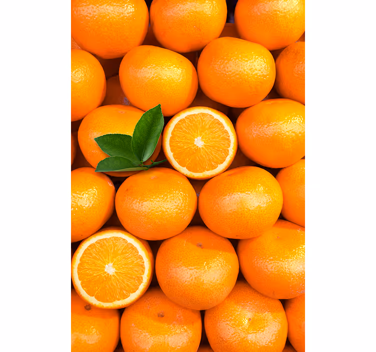 Oranžová roleta s pomeranči - TenStickers