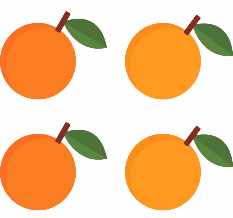 Oranžová roleta elegantní samolepky balení - TenStickers