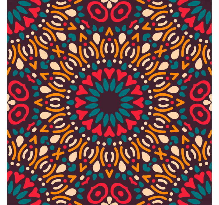 Venkovní roleta barevná mandala - TenStickers
