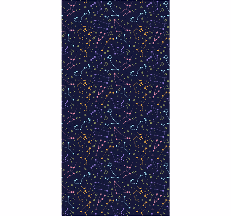 Roleta pro teenagery barevná galaxie - TenStickers
