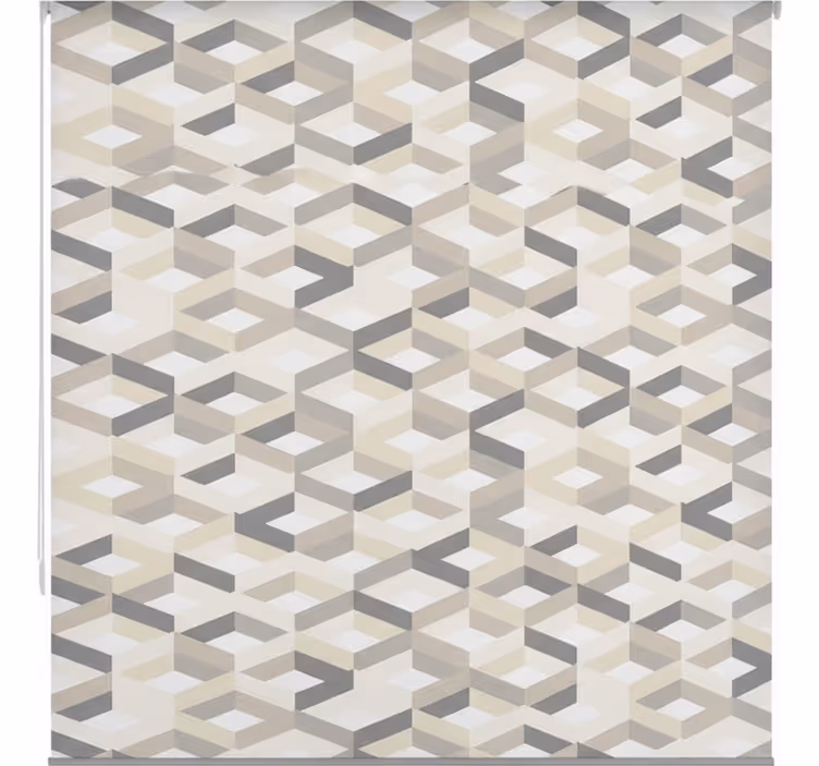 Roleta do koupelny minimalistická geometrie - TenStickers