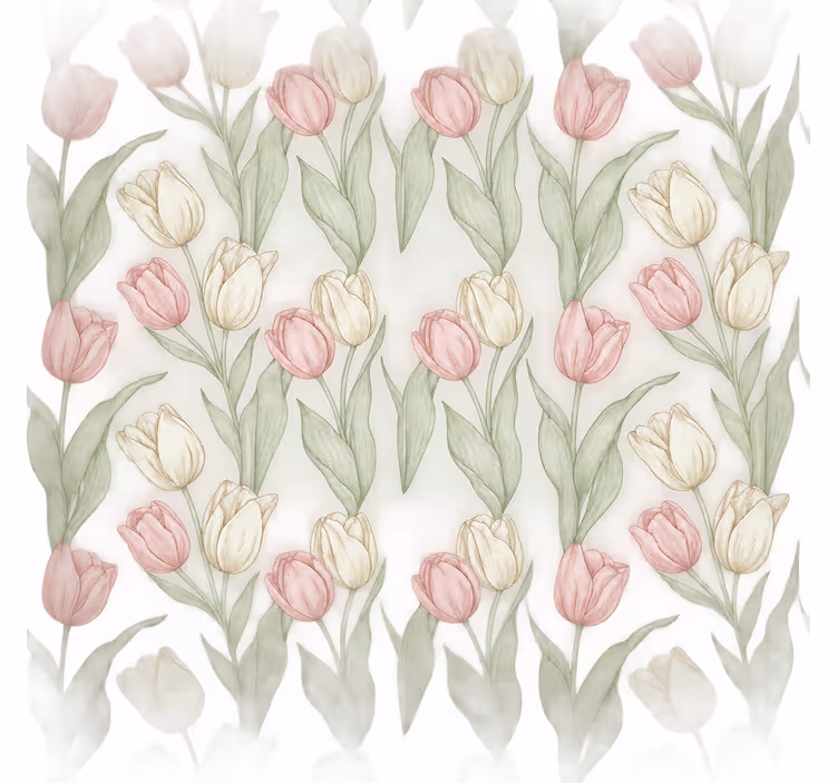 Roleta do koupelny Šířka 110 tulipánů - TenStickers