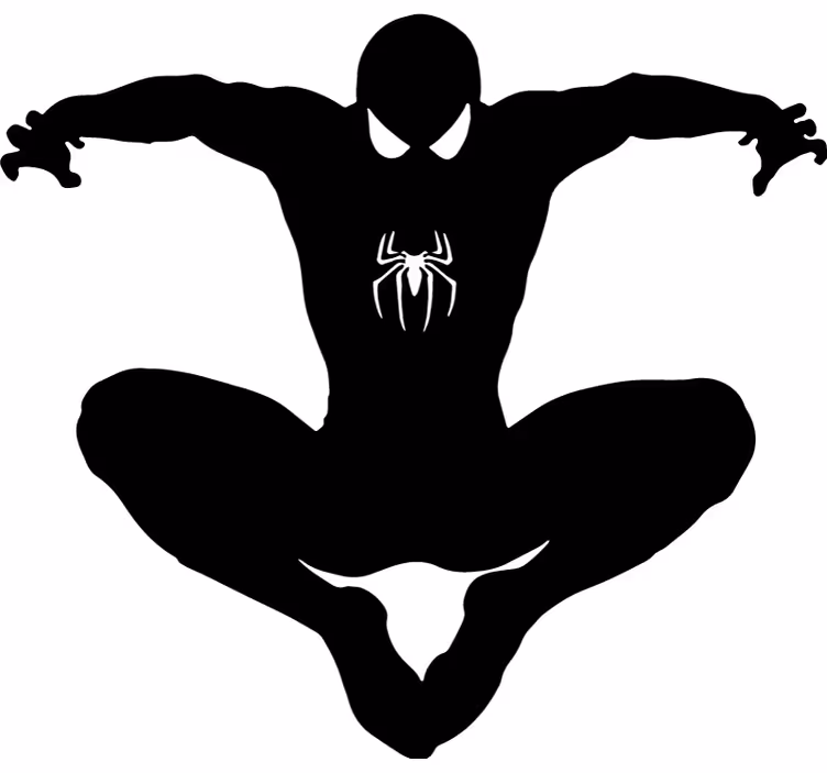 Roleta super hrdina silueta spidermana - TenStickers