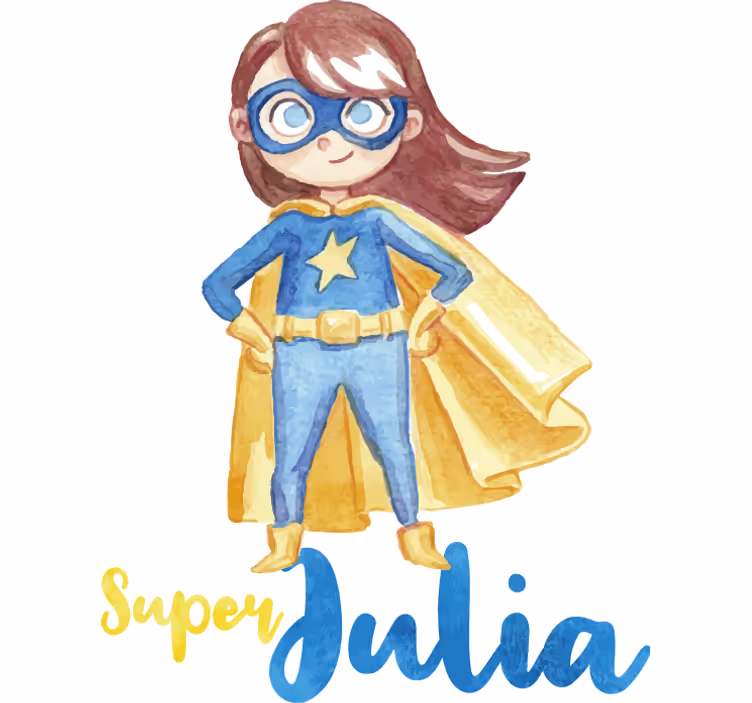 Roleta super hrdina pro osobní holčičku - TenStickers
